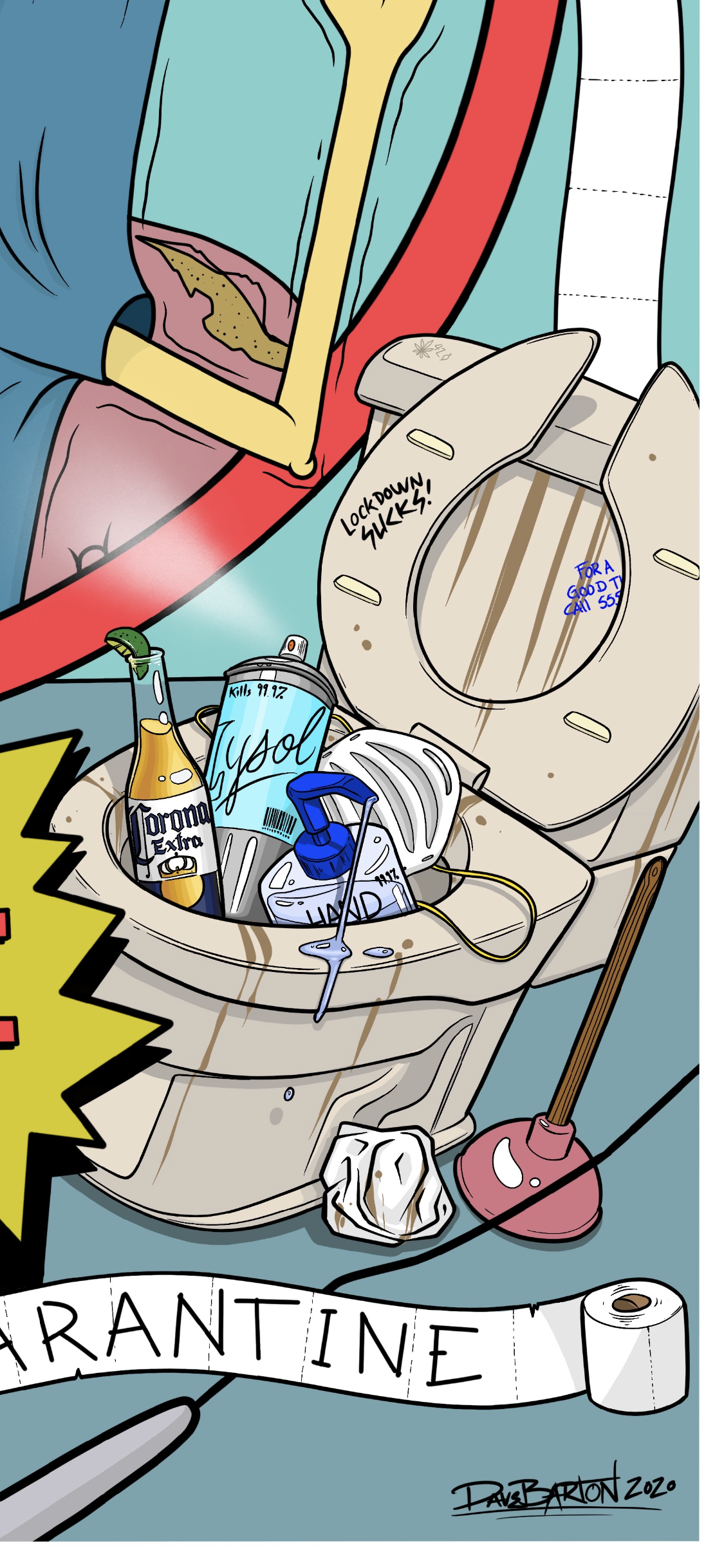 Bevis & Butthead Pandemic Poster (Less than 5 remain)