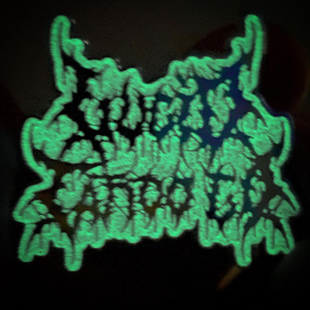 LTC Heavy Metal Pin - SILVER 'N BLACK (Glows in the Dark!)