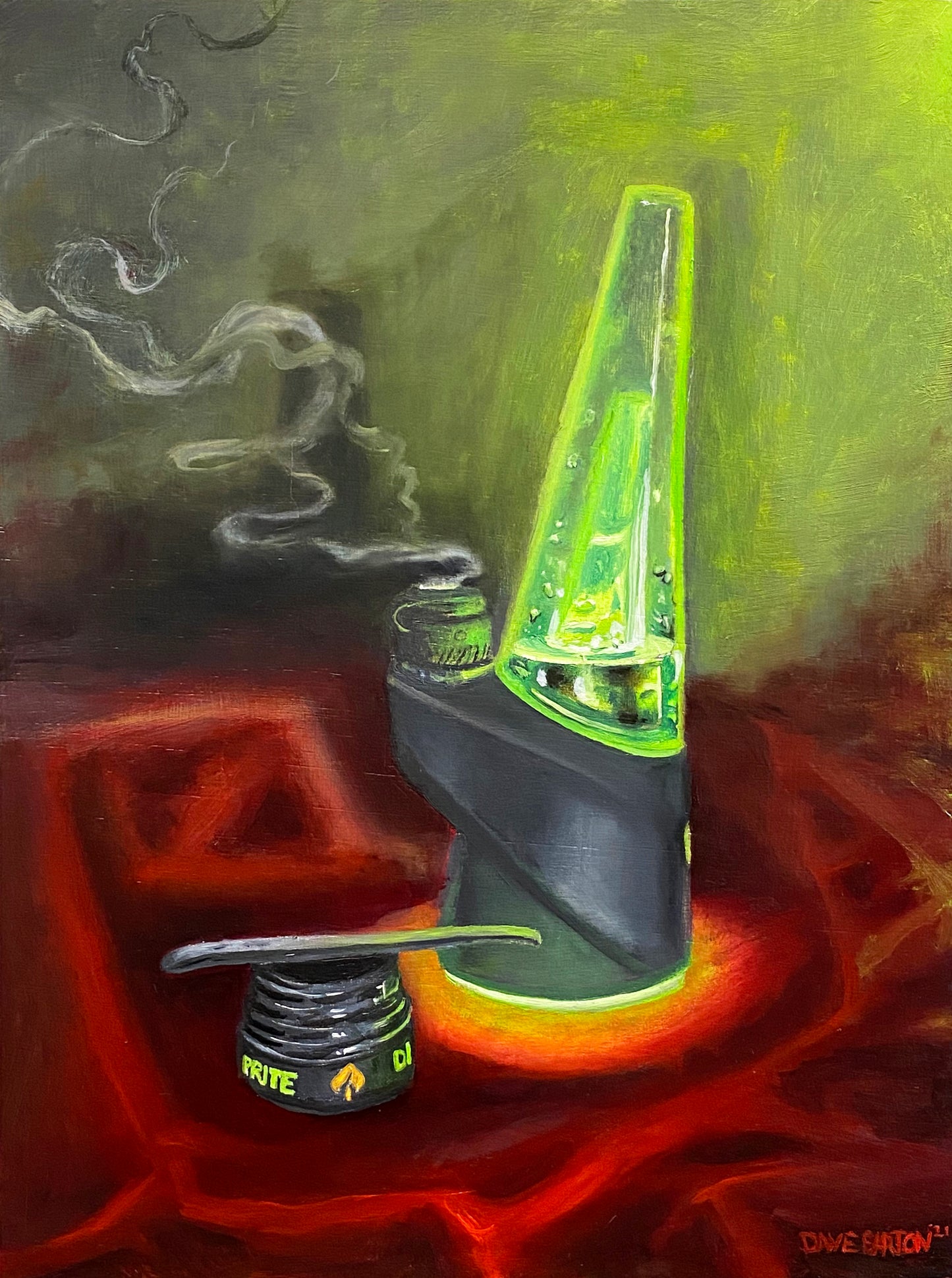 Glowing Puffco - Original Painting