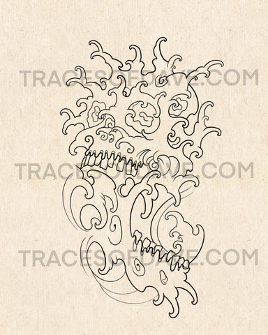 Twisted Wave Skull - Deposit