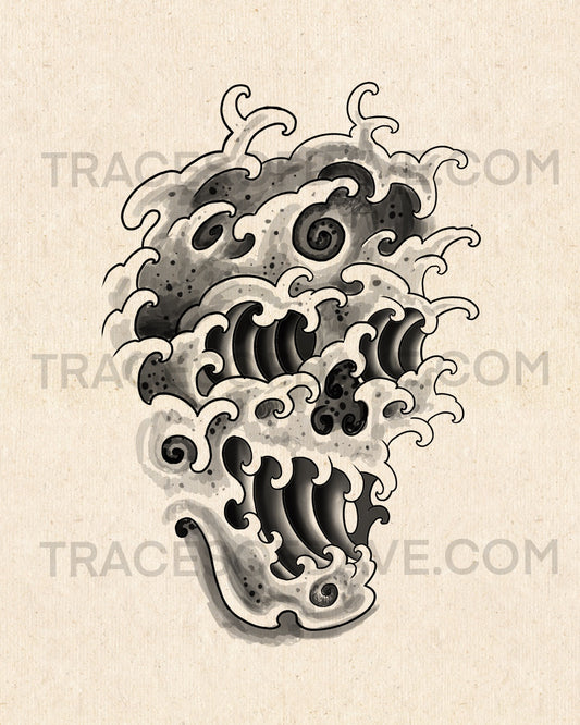 Wave Skull 6