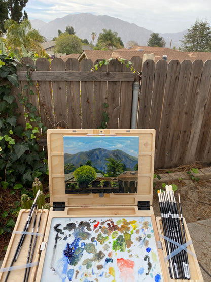 View From Backyard, Camarillo California - Original Painting