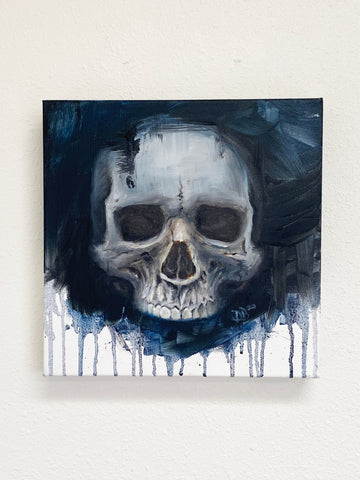 Drippy Skull - Original Painting