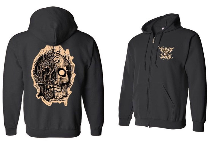 Scribble Skull Hoodie