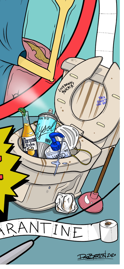 Bevis & Butthead Pandemic Poster (Less than 5 remain)