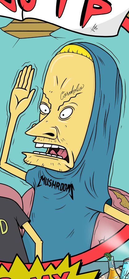 Bevis & Butthead Pandemic Poster (Less than 5 remain)