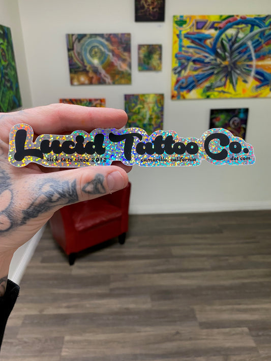 LTC Carwash Glitter Sticker