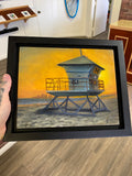 Malibu Beach Lifeguard Tower - Original Painting