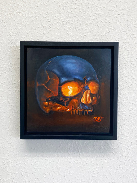 Molten Skull - Original Painting