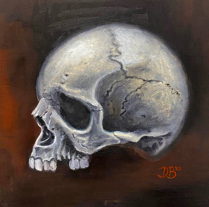 Side View Skull - Original Painting