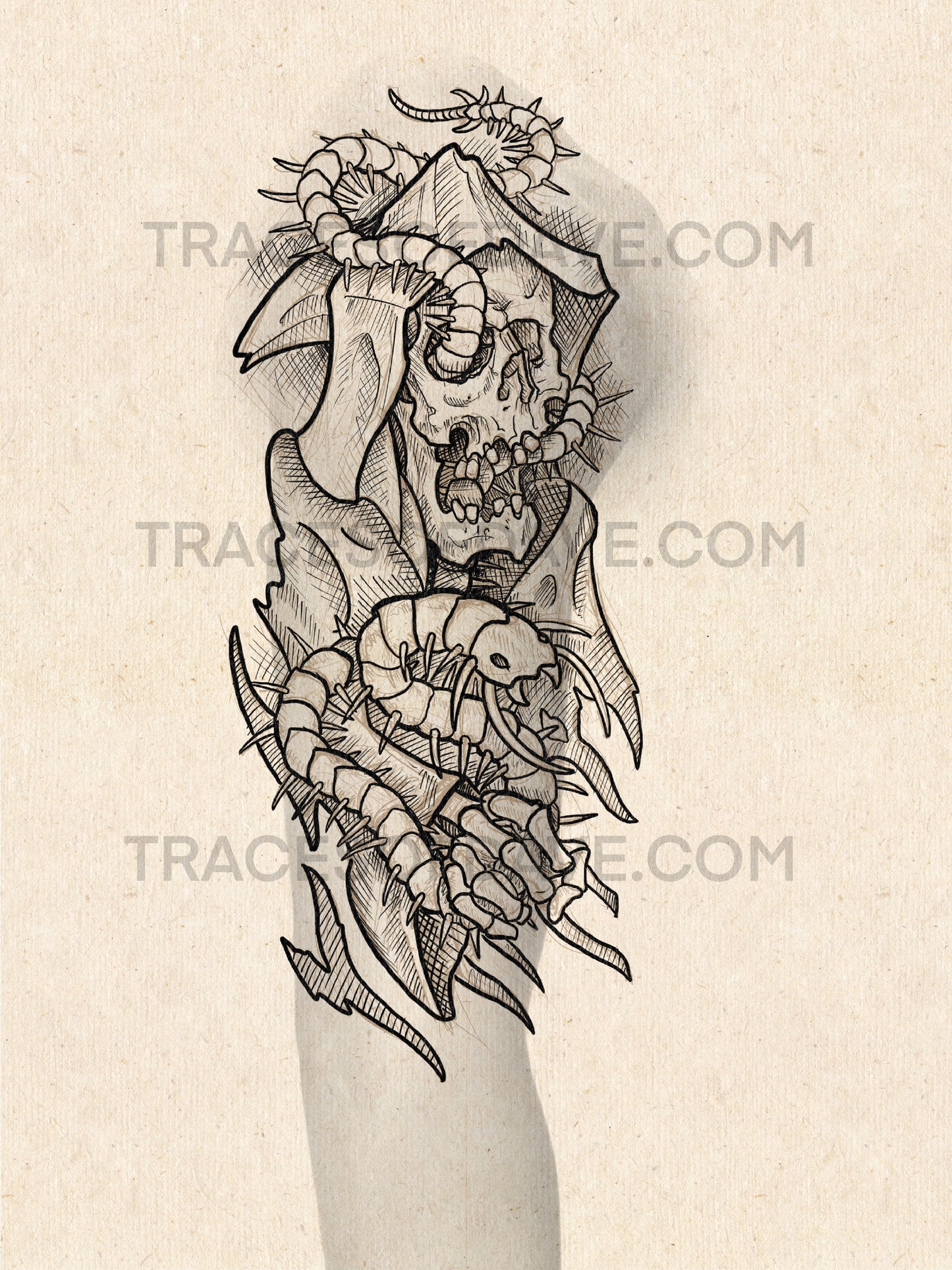 Reaper & Centipede Halfsleeve