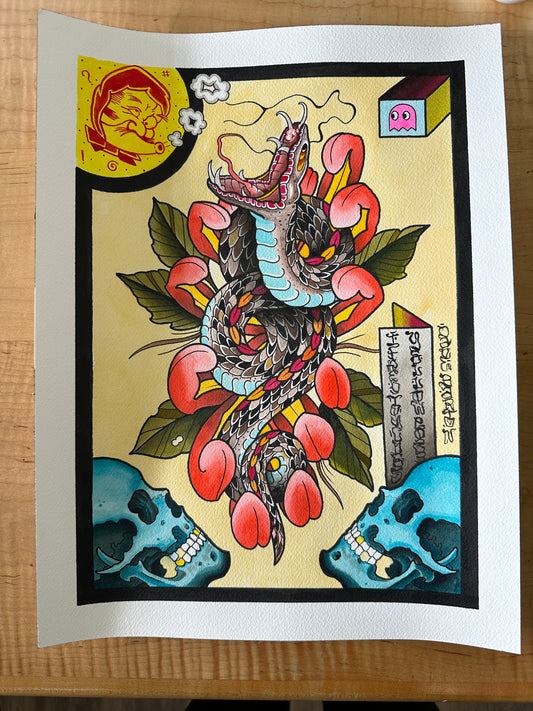 If Red Touches Yellow Print