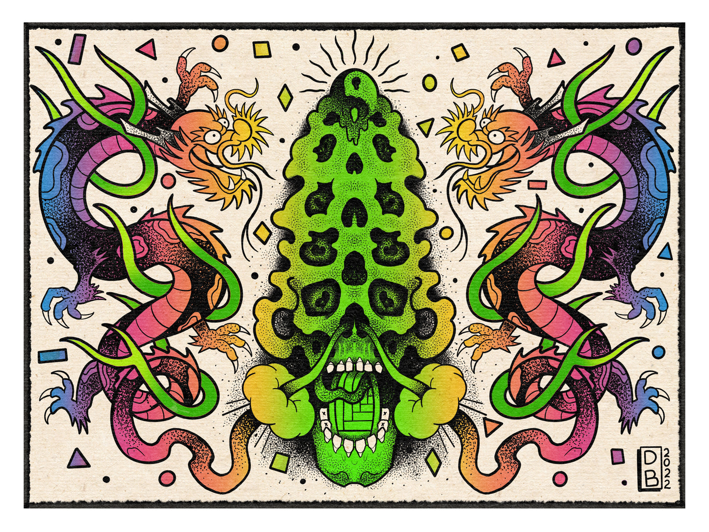 Dragon Chasing Print