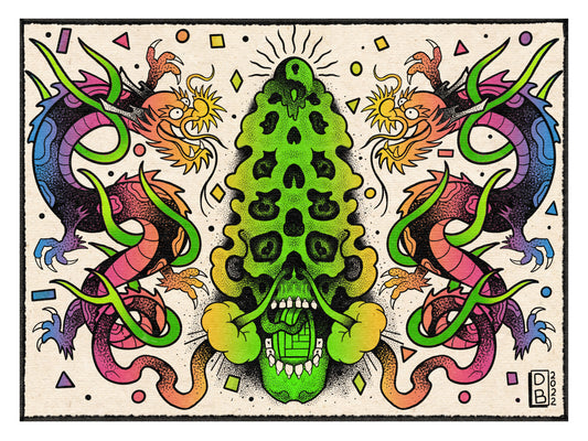 Dragon Chasing Print